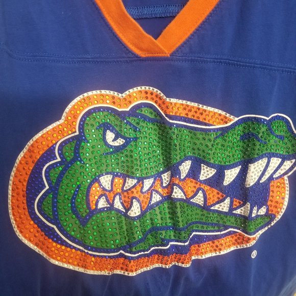 bedazzled UF Gators women's XL short sleeve jersey - Picture 6 of 10